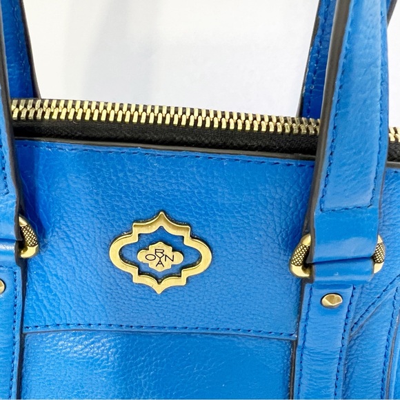 OrYany Anabelle Royal Blue Pebbled Leather Satchel Bag - Picture 5 of 16